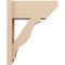 Ekena Millwork 7 1/2-in W x 16-in D x 20-in H Funston Slat Rough Cedar Woodgrain TimberThane Outlooker, Primed Tan OUTUR075X16X20FST24RCPR - alternate 4